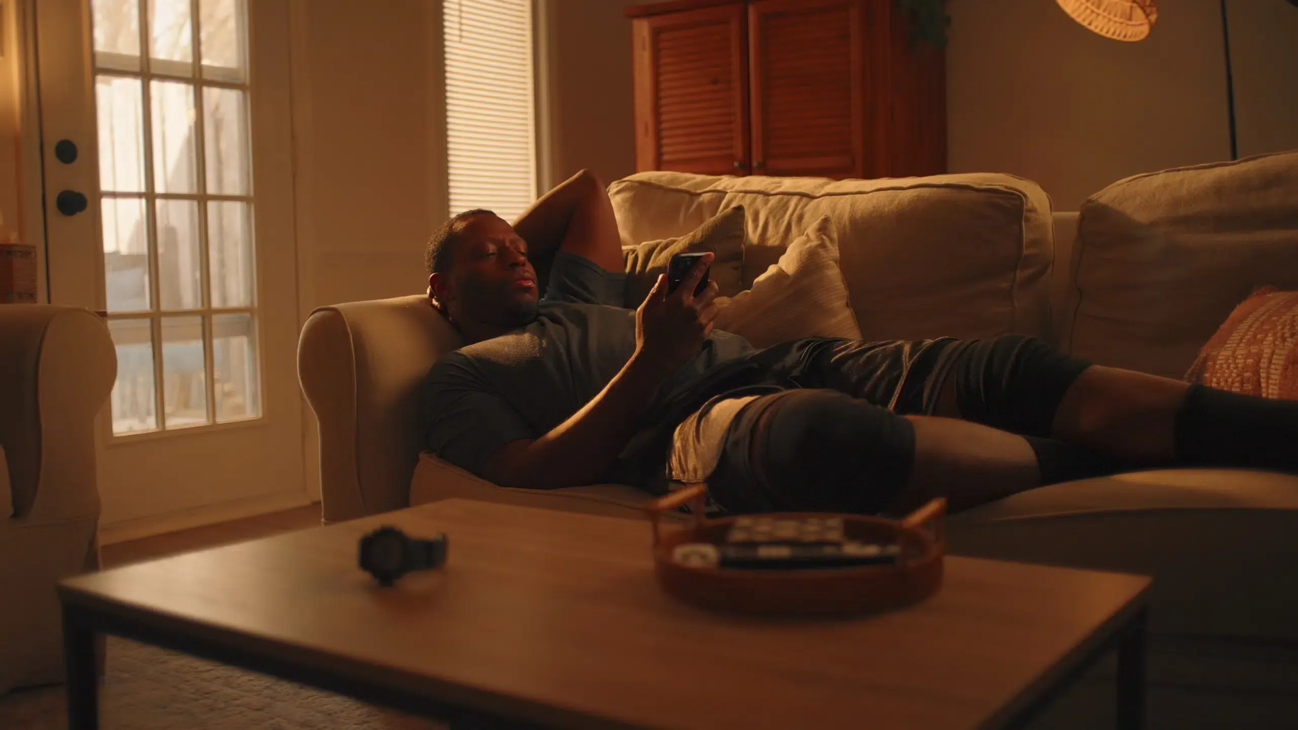 Still from the running commercial