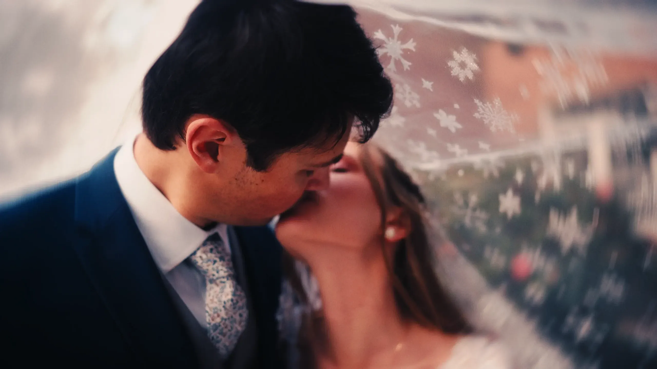 Still from Annabelle and Drew’s cathedral wedding film